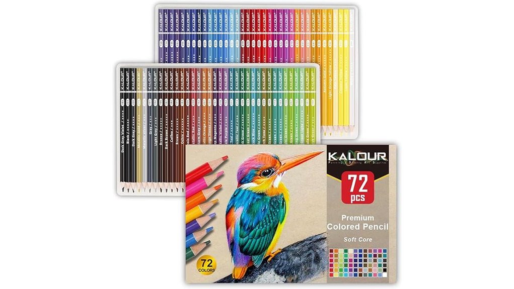 72 count colored pencils set