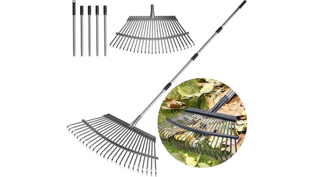 72 inch heavy duty expandable rake