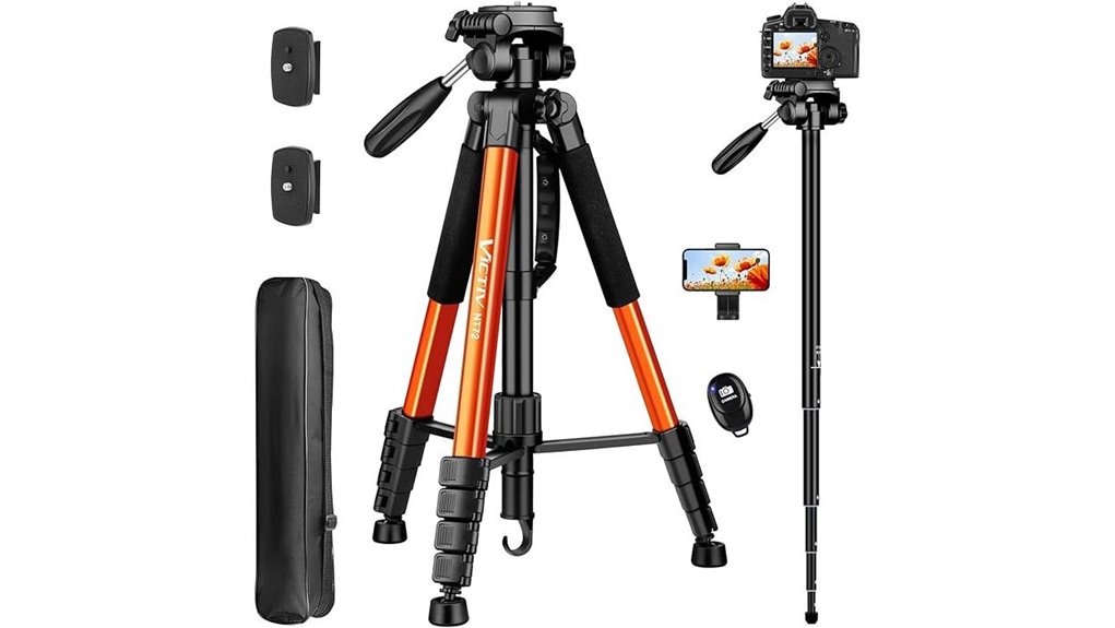 72 inch tripod and monopod remote