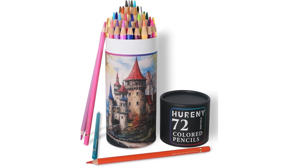 72 pack oil based colored pencils