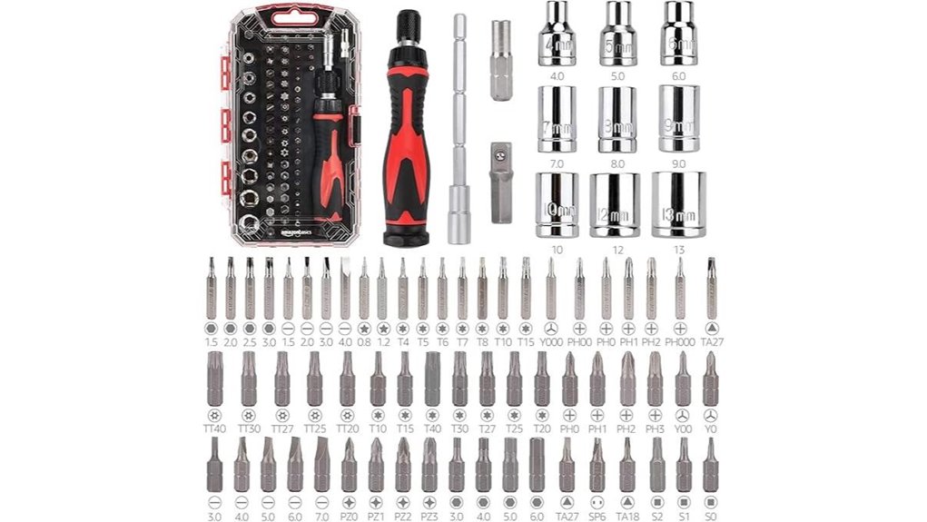 73 piece magnetic ratcheting set