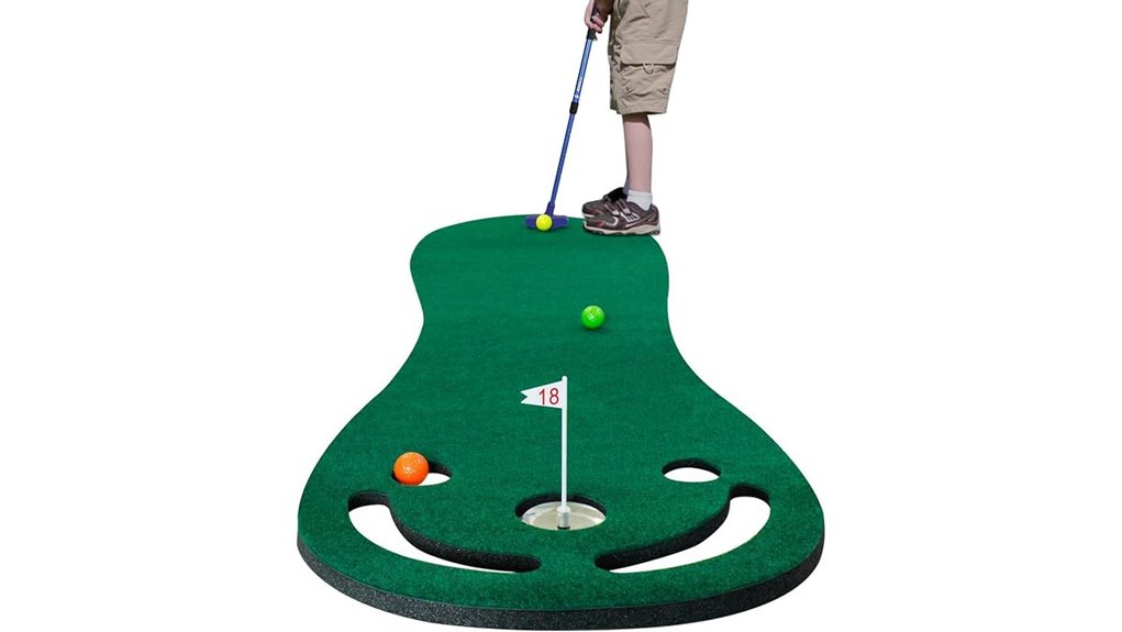 78 inch by 24 inch putting mat