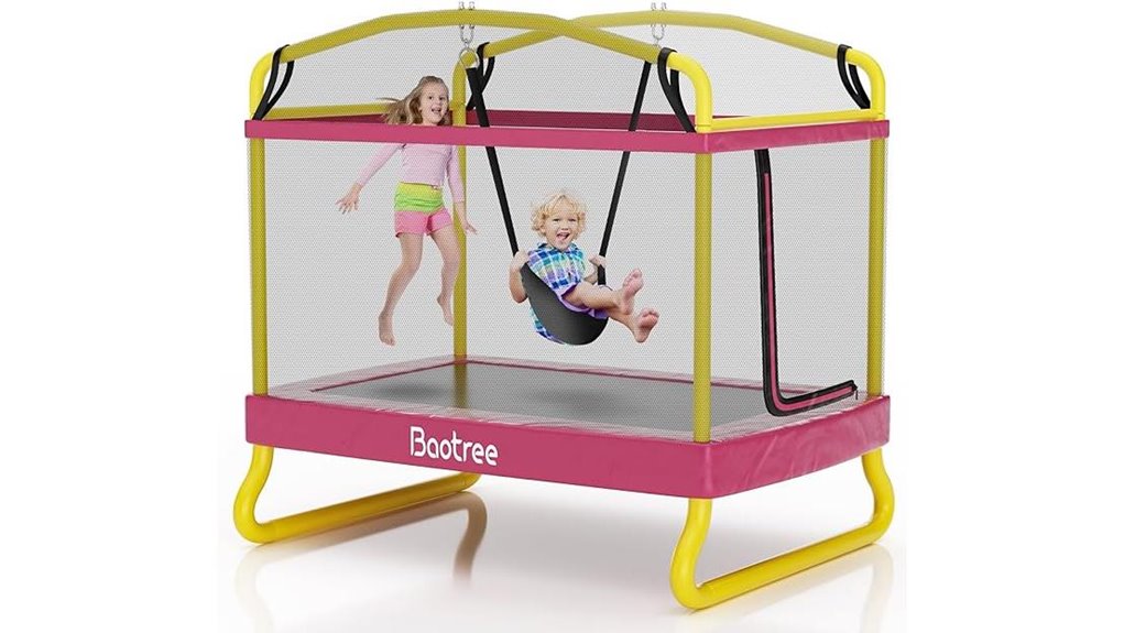 78 inch rectangular kids trampoline