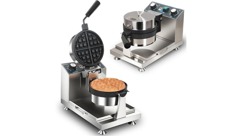 7 inch round belgian waffle maker