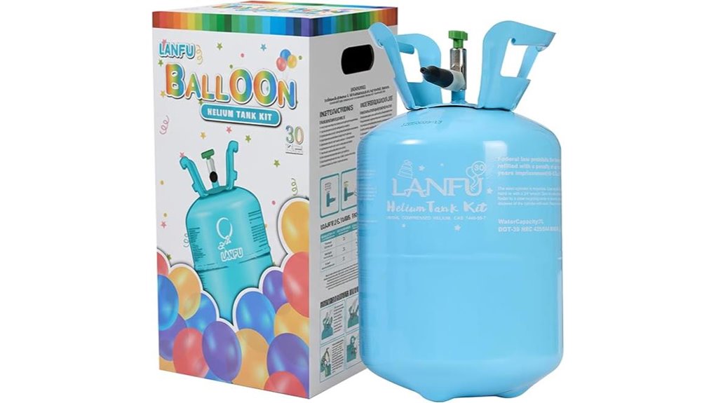 7 liter helium tank only