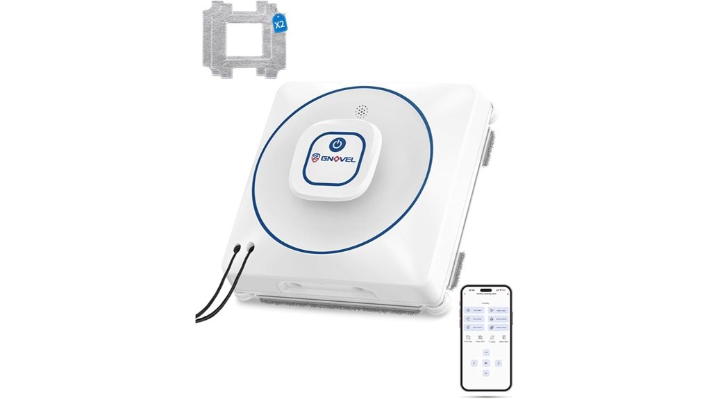8000pa app controlled window robot