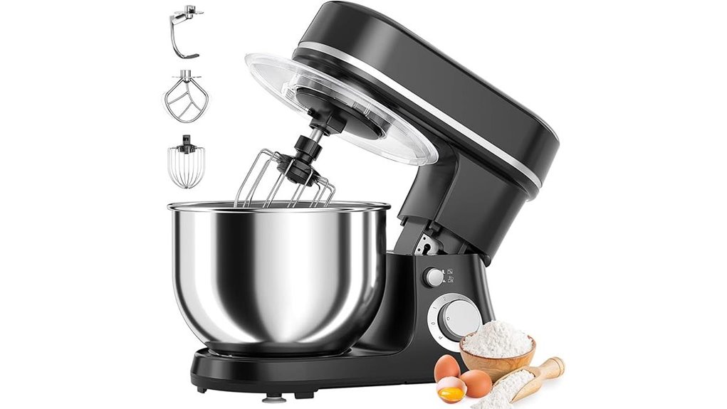 800w 5 3qt black tilt head standmixer