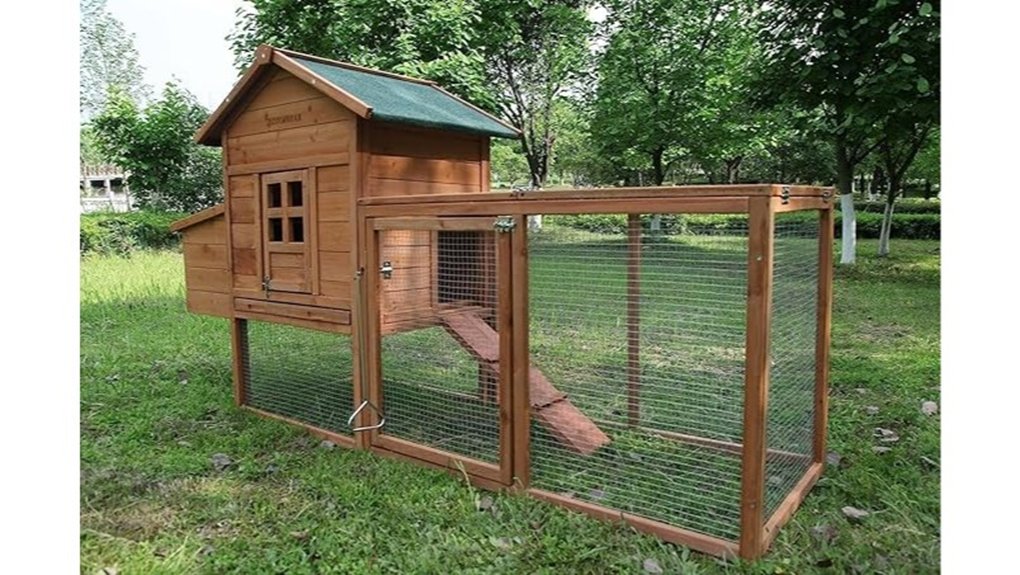 80 inch wooden chicken coop