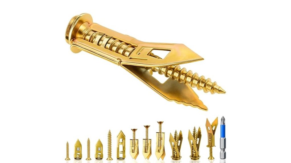 81 piece heavy duty drywall anchors