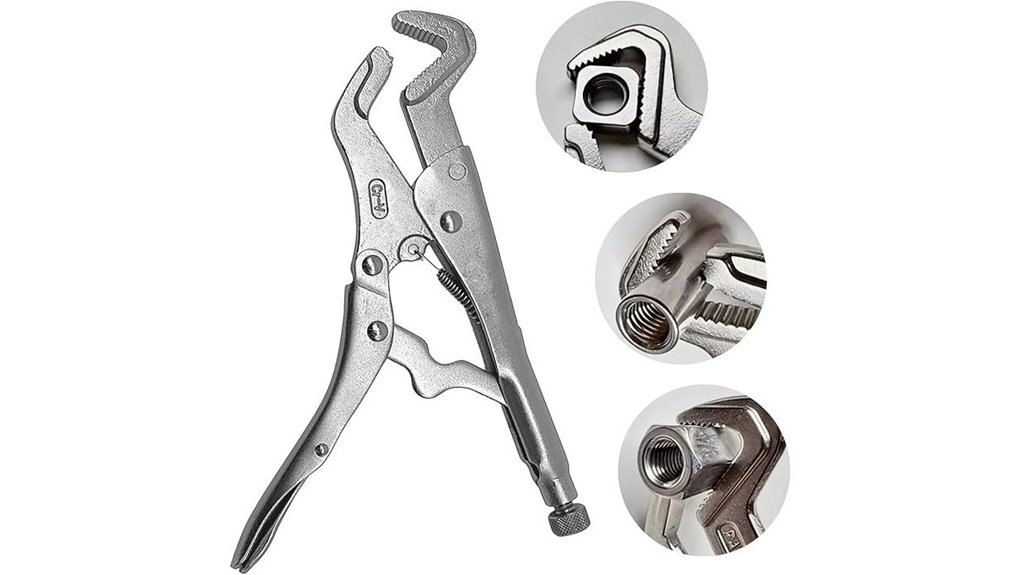 8 26 inch curved parrot locking pliers