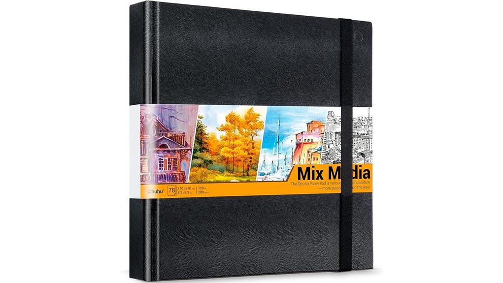 8 3 inch 120lb mixed media pad