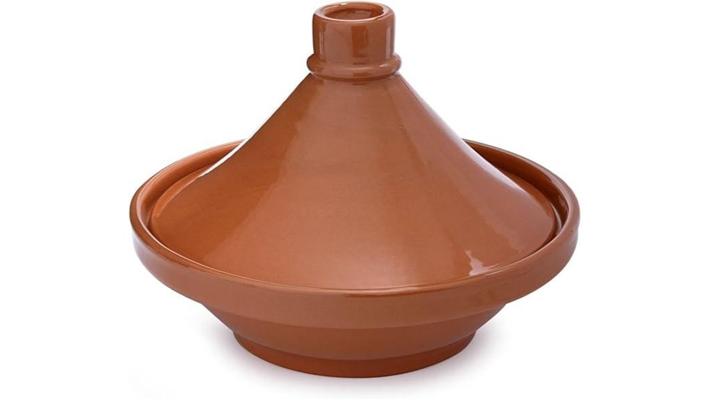 8 5 inch glazed moroccan tagine