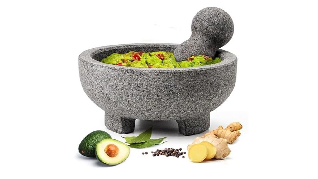 8 inch granite mortar and pestle