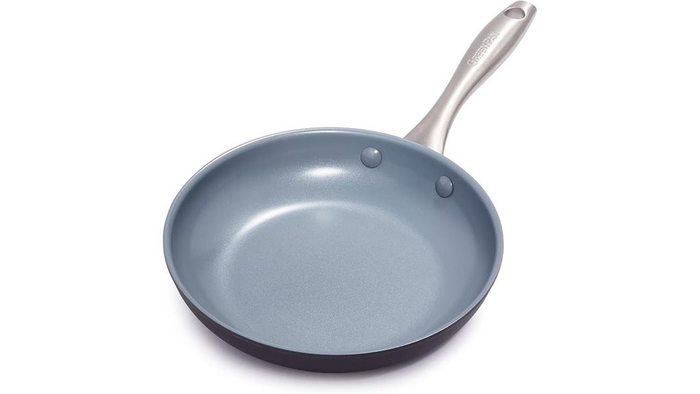 8 inch hard anodized ceramic skillet