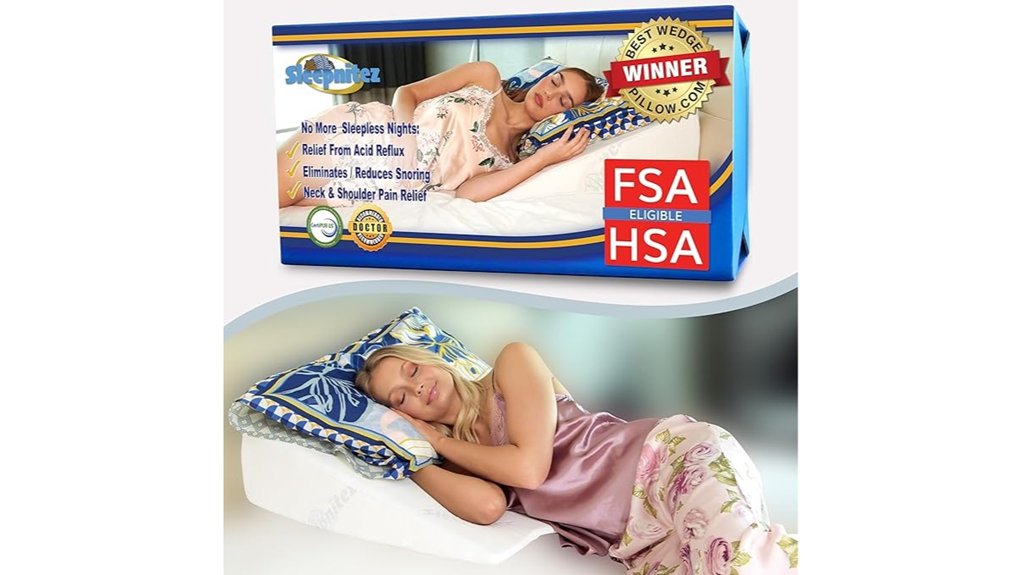 8 inch memory foam wedge