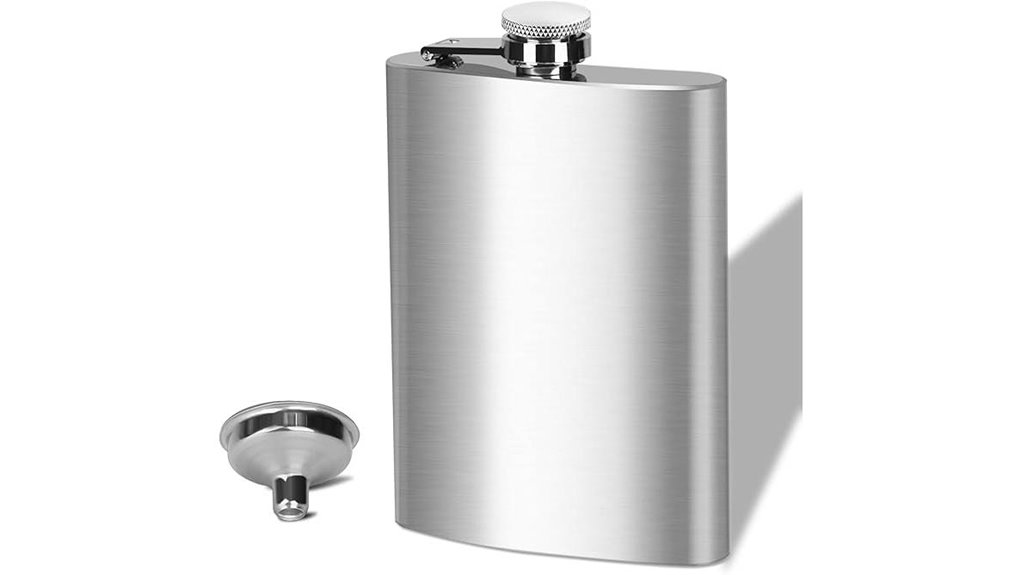 8oz stainless steel flask