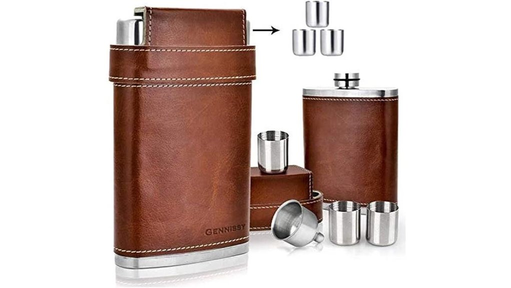 8oz stainless steel hipflask