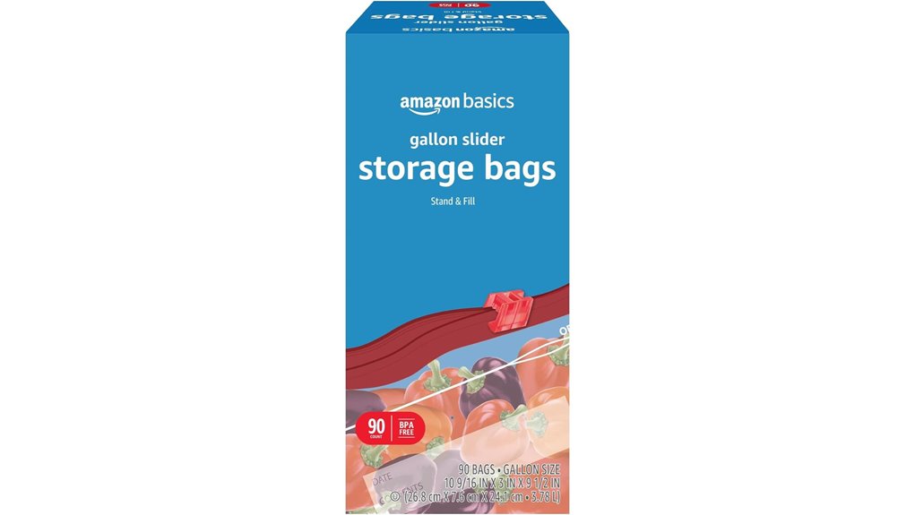 90 count slider gallon bags