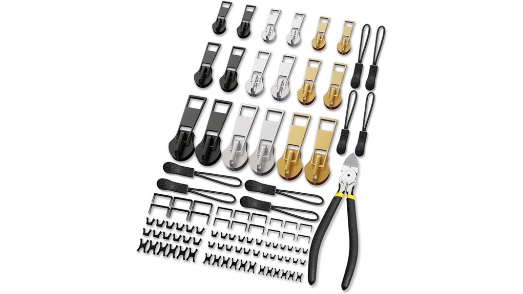 99 piece zipper repair kit