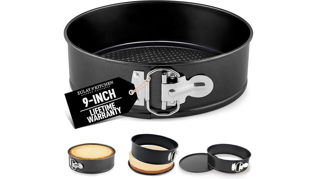 9 inch black nonstick springform cheesecake