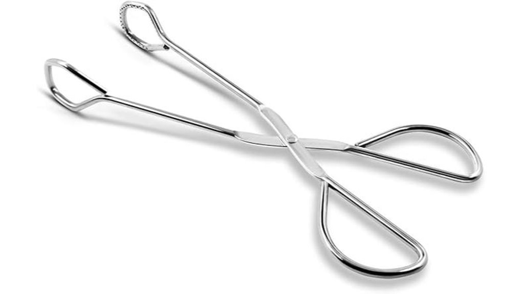 9 inch ergonomic heat resistant tongs