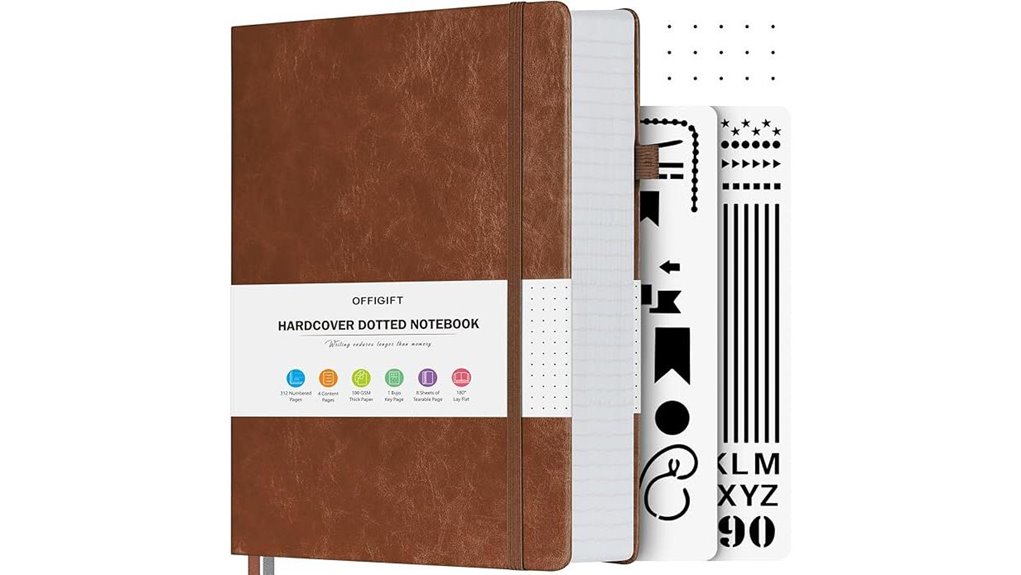 a5 dotted hardcover 312 page