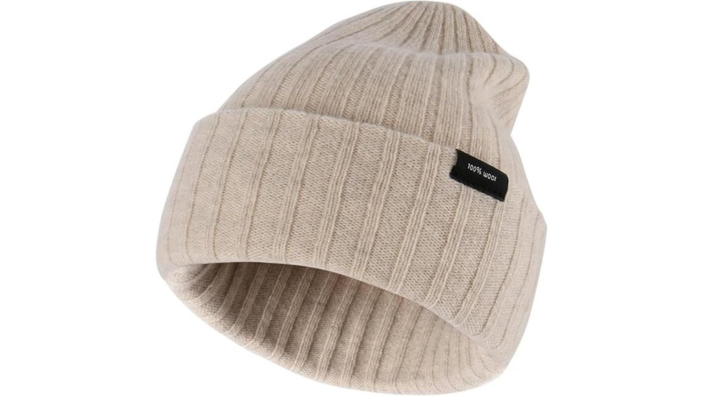 ababalaya 100 wool beanie