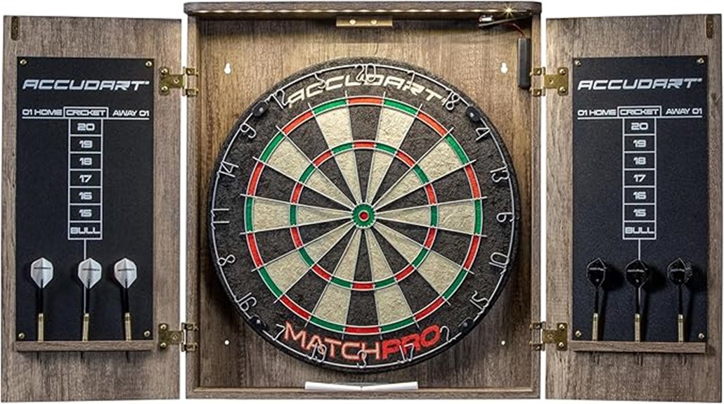 accudart match pro led dartboard