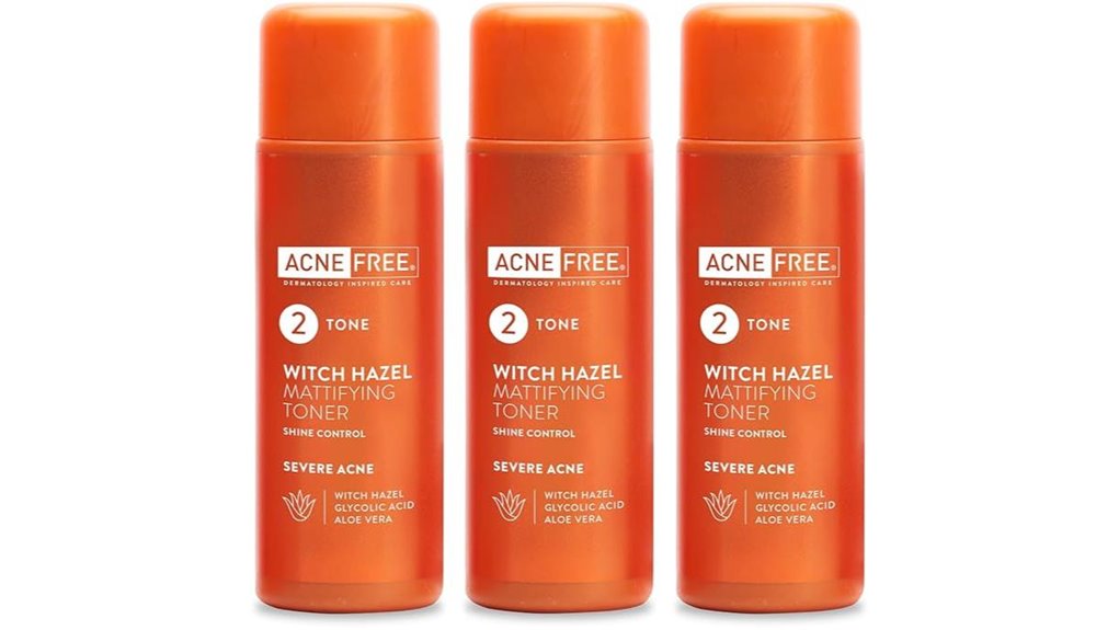 acne fighting witch hazel toner