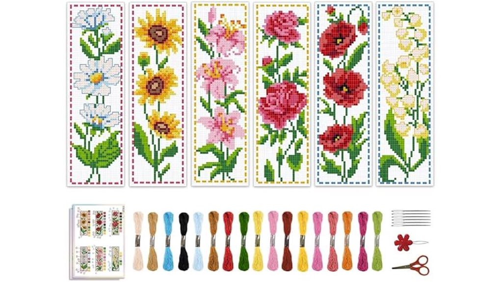 acrnigheet cross stitch bookmark kit