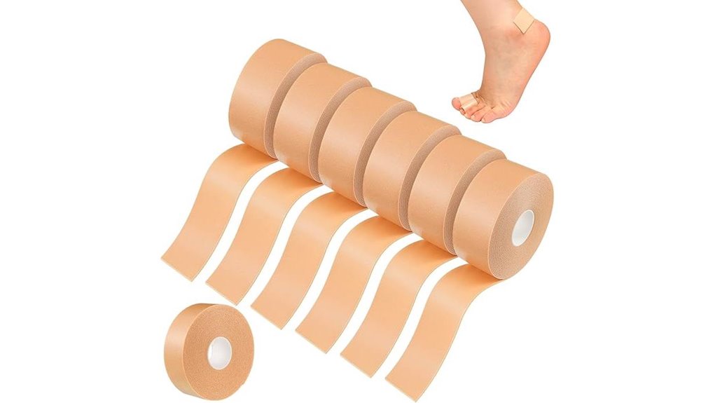 adhesive toe heel blister prevention