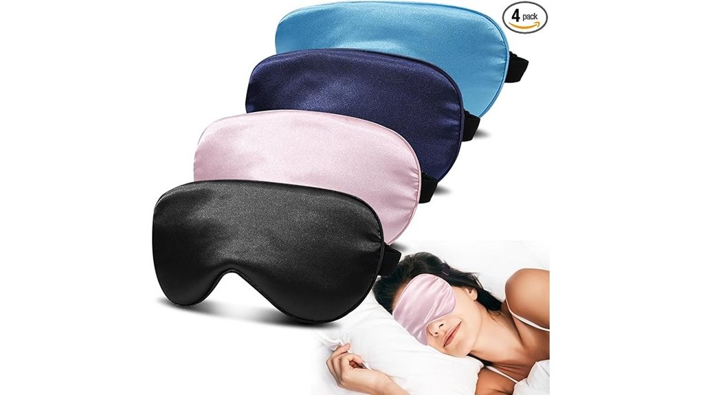 adjustable 100 blackout silk masks