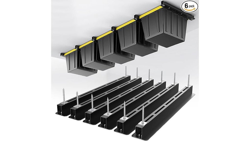 adjustable 26 inch ceiling storage rack