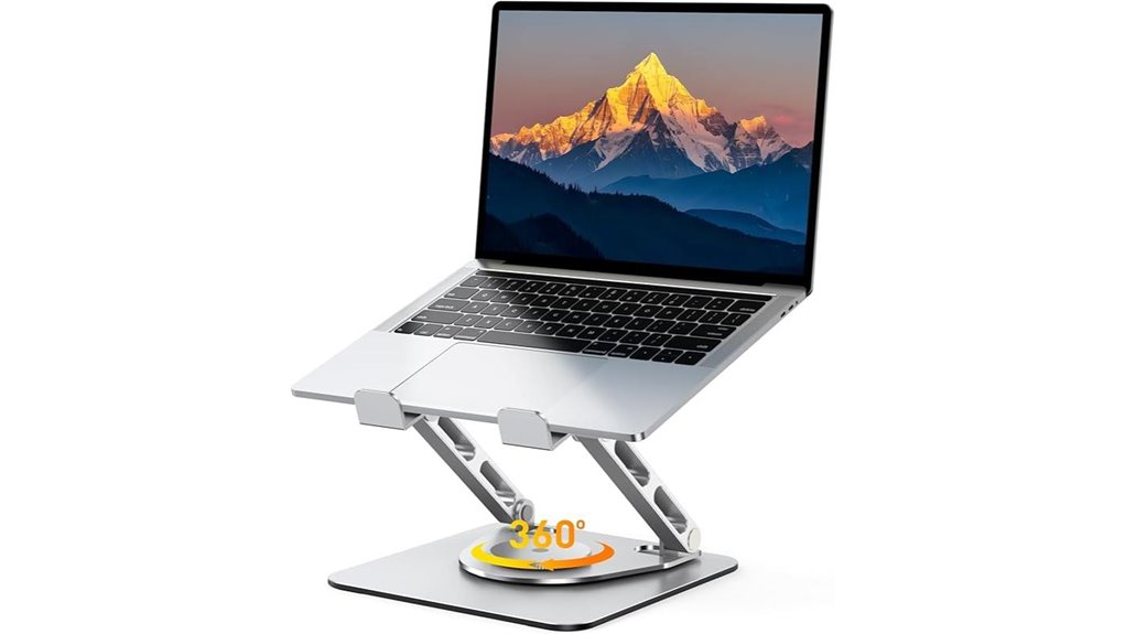 adjustable 360 rotatable laptop stand