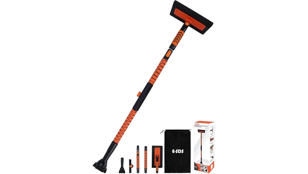 adjustable 60 inch snow broom