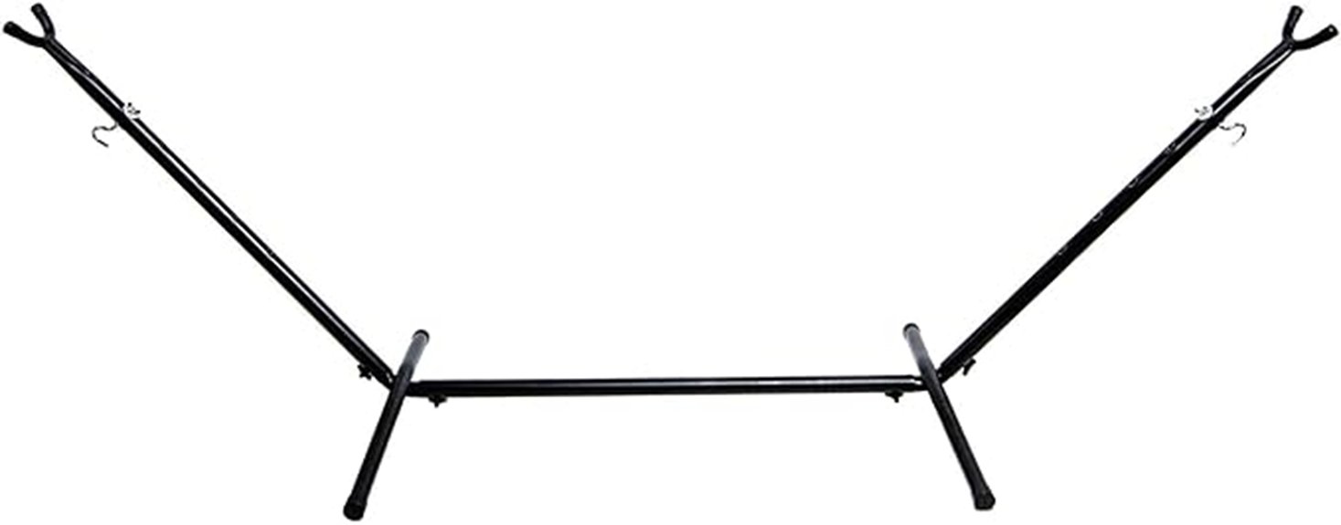 adjustable 9ft steel hammock stand