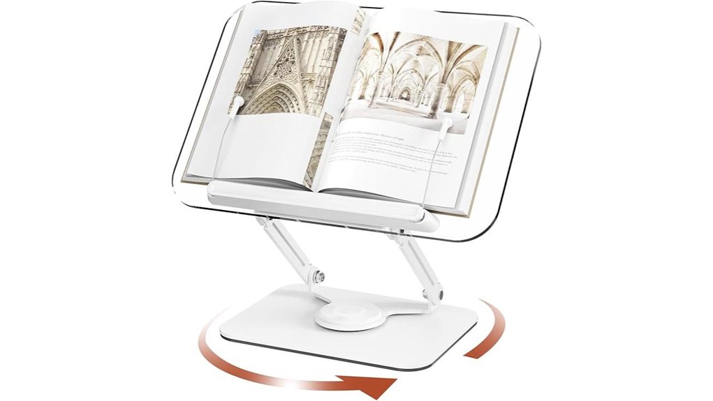 adjustable acrylic book stand