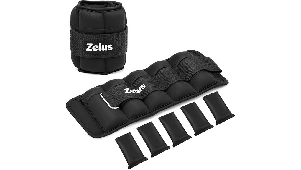 adjustable ankle weights with sandbags