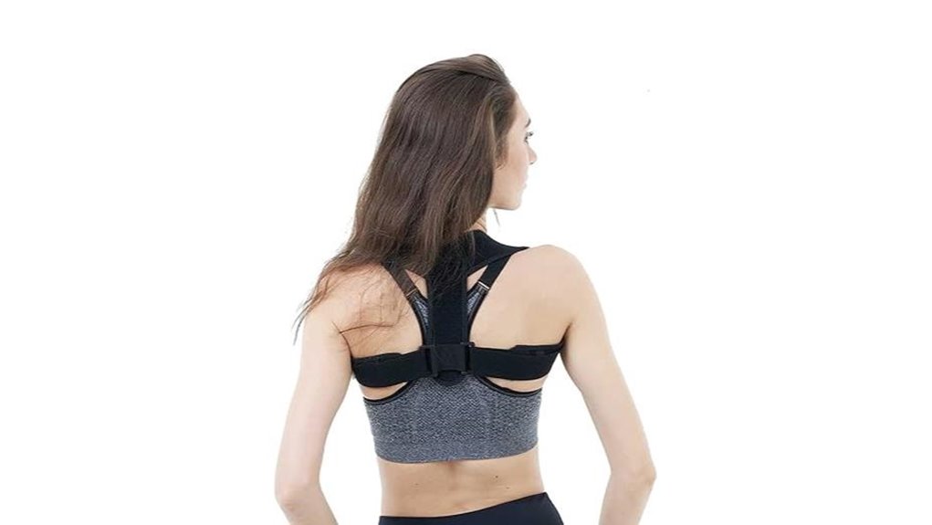 adjustable breathable posture support brace