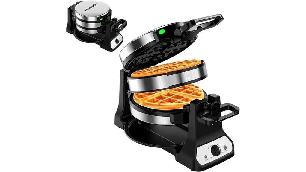 adjustable browning double flip wafflemaker