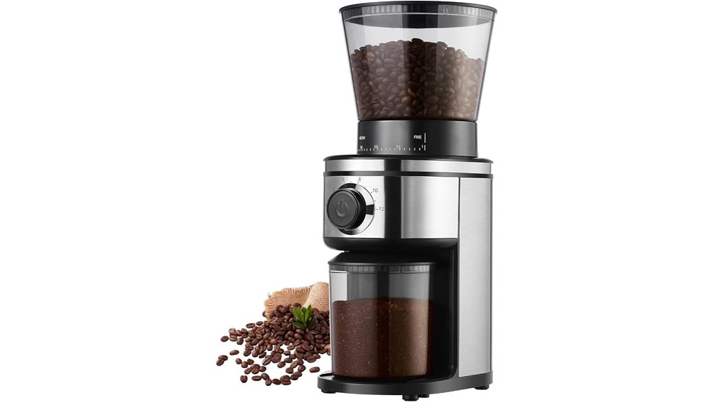 adjustable burr conical grinder