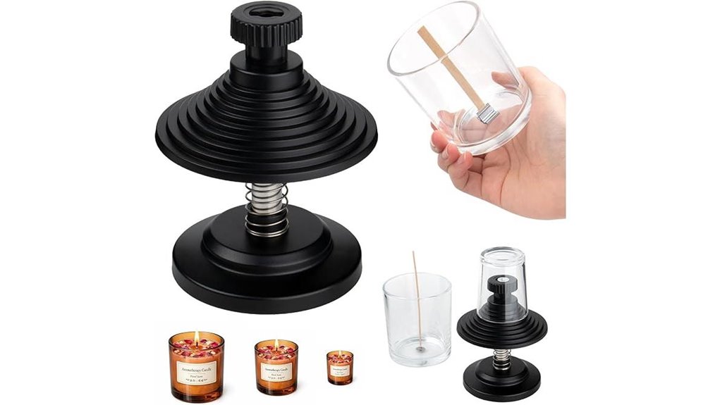 adjustable candle wick centering tool