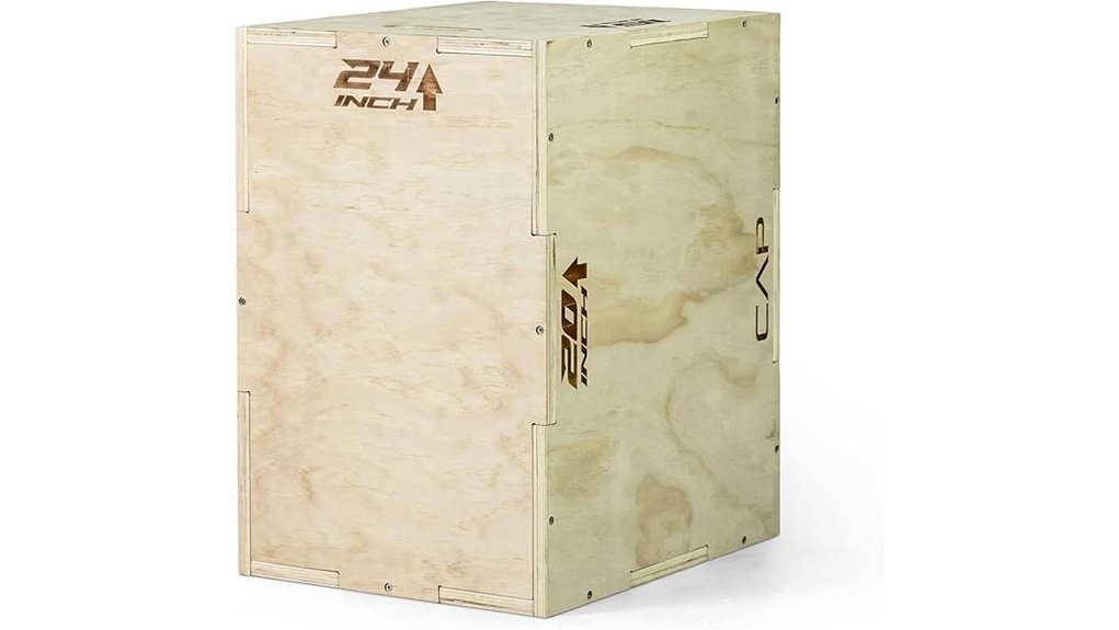 adjustable cap barbell plyo box