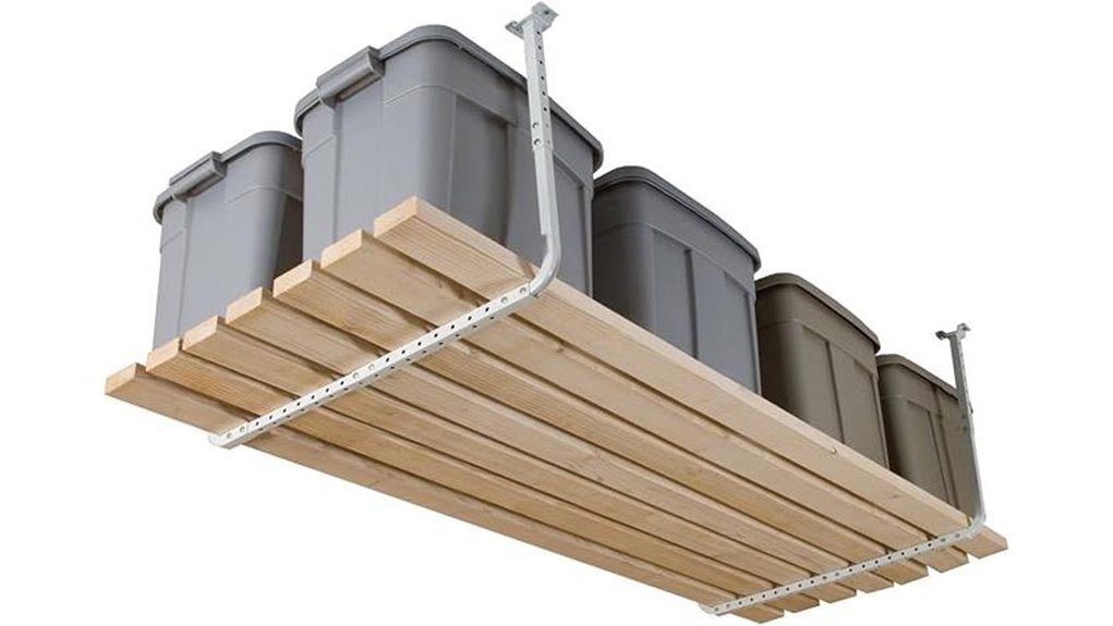 adjustable ceiling garage storagerack