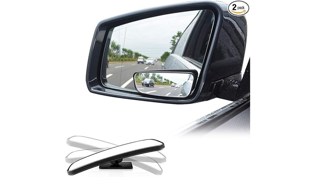 adjustable convex blind spot mirrors