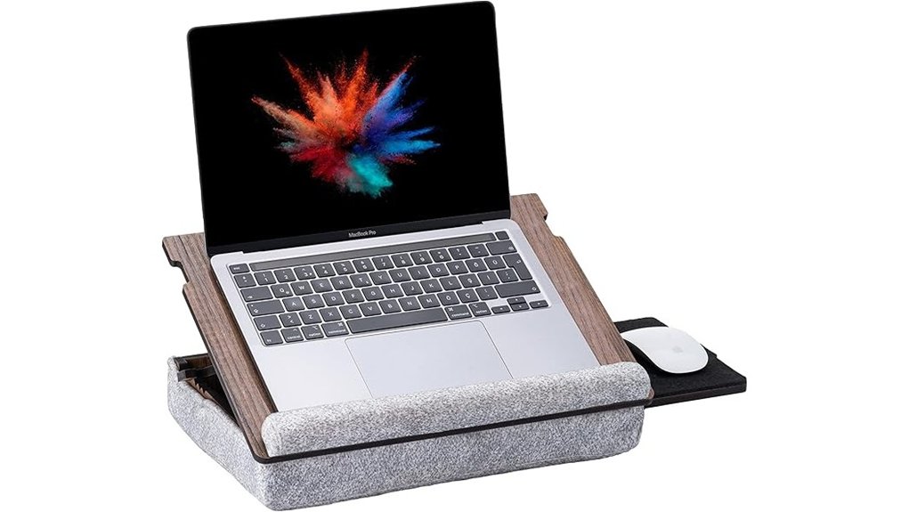 adjustable cushioned portable lapdesk