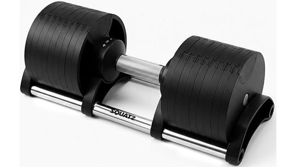 adjustable dumbbell set with quick change