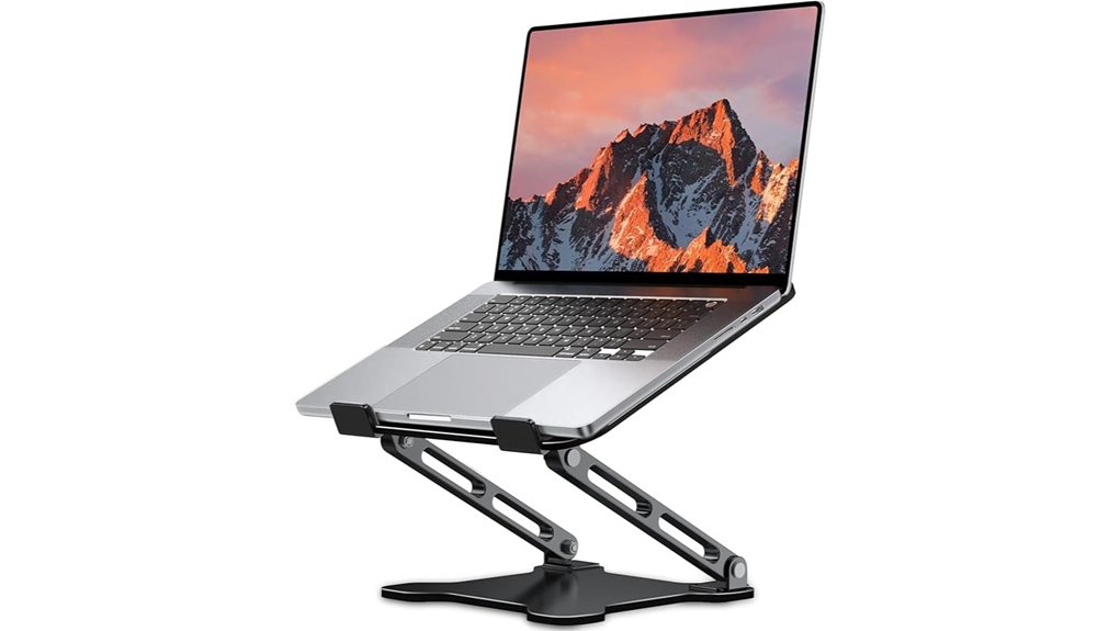 adjustable foldable metal laptop stand