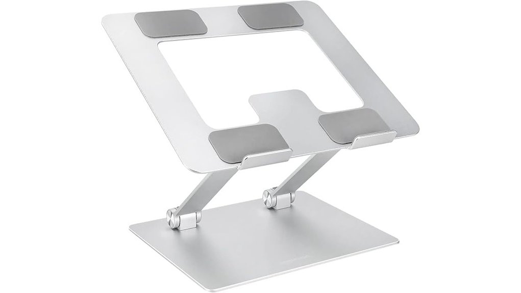 adjustable foldable ventilated laptop stand
