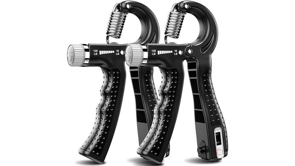 adjustable hand grip strengthener pack